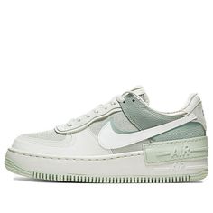 (WMNS) Nike Air Force 1 Shadow 'Pistachio Frost' CW2655-001 - KICKS CREW Nike Air Force 1 Shadow, Air Force 1 Shadow, Fear Of God, Nike Air Force 1, Stylish Sneakers, Nike Air Force Sneaker, Air Force 1, Pistachio, Nike Air Force