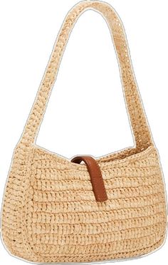 Straw Shoulder Bag With Gold-tone Hardware, Natural Straw Shoulder Bag With Gold-tone Hardware, Summer Straw Shoulder Bag With Gold-tone Hardware, Casual Summer Shoulder Bag With Gold-tone Hardware, Tan Top Handle Shoulder Bag For Summer, Summer Natural Shoulder Bag With Gold-tone Hardware, Summer Baguette Bag With Braided Handles, Ysl Shoulder Bag, Bergdorf Goodman