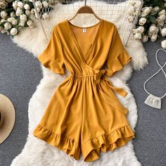 FREE SHIPPING ON ALL ORDERS OVER $50 | 100% SATISFACTION GUARANTEED Click "ADD TO CART" To Get Yours Now | Up To 60% OFF ✨  This sleeveless floral women jumpsuits is a great choice for your daily wear. Very fashion and cool design, this outfit can be work for any occasion on beach and causal event. 📌 Very Stylish, and Fun Overalls!  📌 Made With Polyester  📌 Outfit Is On Point 📌 100% Satisfaction Guaranteed Tag us to be featured at @arimonz_style on Instagram! Package Includes: 1 *Women Rompe Cheap Brown Jumpsuits And Rompers For Summer, Luxury Spring Jumpsuits And Rompers With Ruffles, Cheap Brown Spring Jumpsuits And Rompers, Luxury Spring Ruffled Jumpsuits And Rompers, Cheap Cotton Jumpsuits And Rompers With Ruffles For Spring, Jumpsuits Casual, Beach Rompers, Ruffle Jumpsuit, Designer Jumpsuits