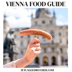 TEXT SAYS VIENNA FOOD GUIDE. VIENNA SAUSAGE IN VIENNA, AUSTRIA. St Charles