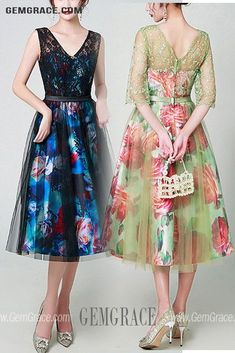 10% off now|Free shipping world-wide. Retro Midi Floral Prints Party Dress For Wedding Guests at GemGrace. Click to learn our pro custom-made service for wedding dress, formal dress. View #BridalPartyDresses for more ideas. Fitted A-line Floral Dress For Wedding, Knee-length Floral Dress For Evening, A-line Dress With Floral Print For Banquet, Spring Prom A-line Tea Length Dress, Spring Garden Party A-line Tea Length Dress, Floral Print A-line Midi Dress For Wedding Guest, Fitted Floral Prom Dress For Summer, Spring A-line Tea Length Dress For Cocktail, Summer Evening A-line Floral Dress