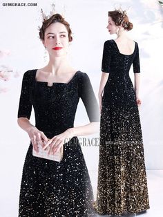 10% off now|Free shipping world-wide. Black Gold Ombre Sequins Formal Party Dress with Square Neckline at GemGrace. Click to learn our pro custom-made service for wedding dress, formal dress. View #EveningDresses for more ideas. Sequined Fitted A-line Evening Dress, Square Neck Sequin Evening Dress, Evening Dresses With Sequins And Square Neck, Elegant Square Neck Sequin Dress, Black Square Neck Dress For Gala, Square Neck Sequin Party Dress, Party Dress With Sequins And Square Neck, Party Sequin Dress With Square Neck, Square Neck Evening Dress For Prom Season