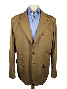 Here is a fantastic coat from luxury Italian brand Fay which is a subsidiary of the Tod's (shoes) Group. This overcoat is made of a soft heavy cotton twill and in our opinion is best worn casually with sport shirts, turtlenecks, sweaters and paired with jeans, cords or wool flannels. FROM THEIR WEBSITE; The brand’s history dates back to the early 1980s in the US, when Diego and Andrea Della Valle discovered the work jackets worn by the Maine fire department. Realising their potential, they took over the Fay brand, a specialist producer of technical garments for fishermen and firefighters, bringing it to Italy with a very clear idea: to adapt workwear into the urban environment. Deeply rooted in tradition and timeless elegance, today Fay continues to encapsulate its essence, combining the i Tod's Shoes, Tods Shoes, Sport Shirts, Wool Flannel, Urban Environment, Work Jackets, Fire Department, Sports Shirts, Herringbone