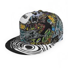 American Swag ShhBang D1 Fashion Flat Brim Ball cap hip hop and trendy cool school ware for your head be cool and full of life make a statement others notice a perfect addition to any wardrobe free shipping to US/GB/DE/FR ● Made of polyester ● unisex adult with snapback ● This product is made on demand. No minimums. ● There are multiple shipping methods available, and the fees may vary depending on the shipping method and other locations. *brand art and design by Tim Long Design Cheap Graphic Print Curved Brim Hats, Trendy Cotton Snapback Hat, Adjustable Hip Hop Hat With Letter Print, Adjustable Hip Hop Fitted Hat With Letter Print, Black Hip Hop Fitted Hat For Streetwear, Hip Hop Cotton Hat With Flat Brim, Cotton Snapback Hat For Streetwear, One Size, Black Cotton Hip Hop Hat, Hip Hop Flat Brim Fitted Hat