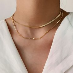 Chain Necklace Women, Gold Minimalist Jewelry, Wholesale Necklaces, Round Bead Necklace, Womens Chokers, Minimal Necklace, Neck Chain, Chains Necklaces, Jewelry Choker