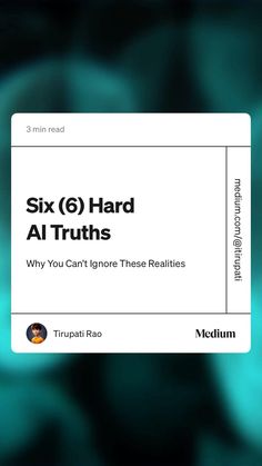 AI is reshaping our world with new skills, evolving processes, and job changes. Explore six key truths about AI’s impact on businesses and how you can stay ahead. Opportunity Cost, New Skills, Our World, Key