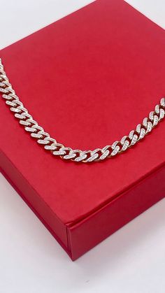 "Monaco miami cuban chain necklace is a nice 14k real gold Monaco cuban. Miami cuban real gold chain is a great necklace for men and women. Real gold chunky necklace is a perfect chain for any occasion. Monaco Miami cuban link is a man necklace or woman necklace so it can be a good gift for him or for her.  Details:  Metal Type: Gold Metal Color: Yellow White Pave Gold Karat: 14k STAMPED Dimensions: 6mm Length: 16, 18, 20, 22, 24, 26 inches  WEIGHTS APPROXIMATE: 8.25\" - 7.0 grams  18\" - 14.3 grams  20\" - 15.93 grams  22\" - 17.5 grams     100 % 14K AUTHENTIC REAL GOLD NECKLACE, NOT GOLD PLATED OR FILLED To check more of the style we can offer:  1) 10k real gold semi solid miami cuban necklace  https://www.etsy.com/listing/1481250931/semi-solid-miami-cuban-10k-semi-solid 2) 10k real gold Gold Chunky Necklace, Real Gold Necklace, Real Gold Chains, Miami Cuban Link Chain, Miami Cuban Link, Best Gifts For Him, Cuban Link Chain Necklaces, Miami Cuban, Link Chain Necklace