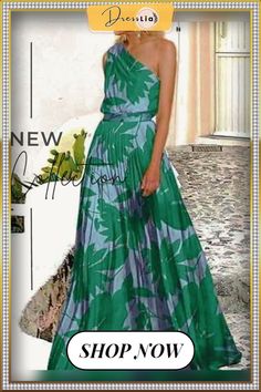 Women's Swing Dress Maxi Long Dress Sleeveless Print Trees / Leaves Spring & Summer One Shoulder Hot Holiday Beach Vacation Dresses Green Rose Red S M L Xl Xxl Sleeveless Green Floral Maxi Dress, Sleeveless Sundress For Summer Holiday, Green Floral Sleeveless Dress For Beach, Green Floral Print Sleeveless Dress For Beach Season, Summer Sleeveless Sundress For Holiday, Sleeveless Summer Sundress For Holiday, Sleeveless Green Printed Sundress, Green Sleeveless Halter Dress For Garden Party, Green Halter Dress For Garden Party