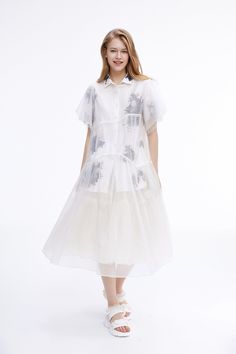 ROMA Ink-Tulle Overlay Dress - Urlazh New York White Mesh Overlay Dress, Elegant Casual Dresses, Mesh Overlay Dress, Overlay Skirt, Elegant Casual, Overlay Dress, Mesh Overlay, White Mesh, Chic Me