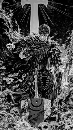 Berserk | #anime #wallpaper #berserk #berserkmanga #fyp #fyp #fy #foryoupage #foryou #wallpaper #wallpaperaesthetic #aesthetic #4k #iphone #iphonewallpaper #wallpaper Berserk Anime 1997, Dark Souls Artwork, Berserk Anime, Berserk Manga, Kentaro Miura, Gato Anime, Manga Style, Arte Obscura, Freaking Awesome