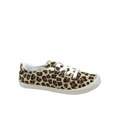 Round toe silhouettee Lace Up Look lightly cushioned insole Size: 6.5.  Color: Multicolor.  Gender: female.  Age Group: adult.  Pattern: leopard. Plain White Shoes, Thick Socks, Light Weight Shoes, Sneaker Shoes, Flat Sneakers, Work Shoes, White Shoes, Comfortable Fashion, Cute Shoes