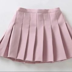 Toddler/Girls Pink Mini Pleated Skirt Fabric: Cotton Blend Sizing: Fits True To Size Every Girl Loves Pink Add This Cute Yet Adorable Mini To Their Closest Styling Pink Skirt, Cute Mini Skirt For School, Cute Spring Pleated Skirt, Cute Mini Skort For School, Cute School Tennis Skirt For Spring, Cute Mini Length Skort For School, Cute Tennis Skirt For School In Spring, Cute Tennis Skirt For School And Spring, Preppy Solid Color Tennis Skirt For School