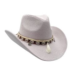 PRICES MAY VARY. MATERIAL:This cowboy hat is made of paper straw.comfortable and breathable. WESTERN STYLE:Stylish cowboy hat,a simple look that adds a fun and fashionable flare to your style. SUMMER ESSENTIALS:Features a moisture wicking sweatband & adjustable chin strap.you don't have to worry about the wind catching it and constantly blowing it off you head.wide brim design to keep the sun from your face. SHAPEABLE & CRASHABLE:This straw sun hat is lightweight,foldable and portable. GREAT for White Straw Hat Bands For Beach, Adjustable Coastal Hat In Paper Straw, Adjustable Coastal Paper Straw Hat, Adjustable Coastal Style Paper Straw Hat, White Paper Straw Hat For The Beach, White Paper Straw Panama Hat For The Beach, White Paper Straw Panama Hat For Beach, White Paper Straw Beach Hat, White Toquilla Straw Hat Band For Beach