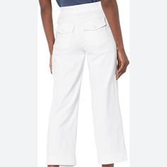 New With Tag Wide Leg Pants In White. Perfect For Spring. This Item Is Either A Shell Pull Or Returns From Nordstrom, With One Tag. It Is New. If There Are Marks, They May Be Due To Customer Try On Or Storage Which Can Be Taken Care Off With One Wash. Feel Free To Ask Any Questions About The Products. Thank You. Cotton Cropped Leg Capris For Work, Spring Cargo Pants With Cropped Legs, Cotton Cargo Pants For Day Out, Cotton Cargo Trousers For Day Out, Cotton Workwear Capris With Cropped Legs, Cotton Workwear Capris, Versatile Cropped Leg Pants With Pockets, Spring Versatile Cropped Leg Cargo Pants, Versatile Cropped Cargo Pants For Spring