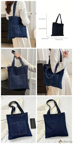 Bird in Bag – Premium Denim Shoulder Bag with Spacious Storage for Women – Bird in Bag Trendy Large Capacity Denim Shoulder Bag, Trendy Denim Canvas Bag For Daily Use, Trendy Denim Shoulder Bag For Daily Use, Trendy Denim Blue Canvas Bag, Denim Bags With Pockets For Daily Use, Denim Shoulder Bag For Daily Use, Denim Canvas Shoulder Bag For Daily Use, Trendy Denim Canvas Bag For Travel, Trendy Spring Bag With Pockets