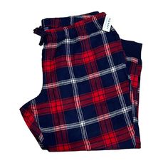 Old Navy Plaid Flannel Jogger Pj Pajama Pants Size Xl Just In Time For The Holidays! Elasticized High With Adjustable Drawstring. Diagonal On-Seam Hip Pockets. Rib-Knit Cuffs. Cozy, Double-Brushed 100% Cotton Flannel. All-Over Plaid Print In Blue, Red And White Brand New With Tags! Smoke Free Home Old Navy Cargo Pants, Burr Basket, Navy Pants Men, Iron Pants, Slim Pants Men, Black Slim Pants, Slim Dress Pants, Old Navy Pajamas, Khaki Dress Pants