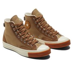 These Look Even Better In Real Life. Super Neutral Shoe! F4 Retro Round Toe Sneakers For Fall, Beige Lace-up Sneakers For Fall, Beige High-top Sneakers For Fall, Fall Beige High-top Sneakers, Brown Low-top Sneakers For Winter, Fall Khaki Sneakers With Round Toe, Khaki Round Toe Sneakers For Fall, Fall Sneakers With Rubber Toe Cap, Brown Sporty Winter Sneakers