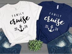 Matching Family Cruise Shirt Set - Fun and Stylish Tees for Your Vacation Adventure Introducing our premium family cruise shirt, designed with love and intention to take your vacation style to new heights! This shirt is the perfect companion for your next adventure on the high seas. Whether you're relaxing on deck or exploring exotic ports of call, this shirt is a must-have addition to your travel wardrobe. Make unforgettable memories and sail in style with our family cruise shirt. ♥ PRODUCTION Mother Daughter Shirts, Family Cruise Shirts, Matching Family Shirts, Daughters Shirt, Family Shirts Matching, Cruise Shirt, Family Vacation Shirts, Squad Shirt, Family Cruise