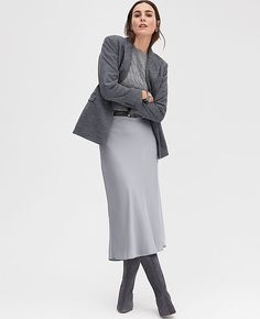 Our bias midi slip skirt flatters in a softly flared pull-on silhouette. Elasticized waist. Lined.,Hit:32" long,Imported:Imported,Fit:Hits below the knee,Length:32" long,Fabrication:100% Polyester,Garment Care:Machine Washable Satin Bias Midi Slip Skirt by Ann Taylor Size regular - 2XS Magnesium Women's A-Line, Skirts, 100%, Polyester, Machine, Washable Midi Slip Skirt, Ann Taylor Petite, Slip Skirt, Go Shopping, Effortless Style, Ann Taylor, The Knee, Knee Length, A Line