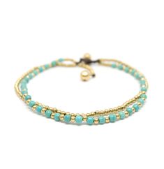 Turquoise Gold Beaded Ankle Bracelet | Bohemian Bracelet | Boho Ankle Bracelet | Colorful 4u Brass Beaded Bracelets For Festivals, Festival Adjustable Bracelets With Polished Beads, Gold Anklets With Round Beads For Festival, Adjustable Brass Beaded Bracelets With Gold Beads, Adjustable Gold Beads Anklets, Adjustable Gold Anklet With Round Beads, Gold Adjustable Anklets With Round Beads, Turquoise Beaded Bracelets With Polished Beads For Festivals, Turquoise Beaded Festival Anklets