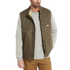 Wolverine Men's Upland Vest (Big & Tall) Bison, Size LT Vest Men, Camo Hoodie, Men's Coats & Jackets, Down Vest, Carhartt Mens, For A Reason, Sherpa Lined, Mens Vest, Sherpa Fleece