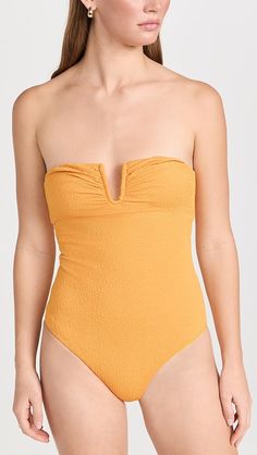 MARA HOFFMAN Lucia One Piece | Shopbop Strapless Ruched Swimwear For Spring, Mara Hoffman Swimwear, Mara Hoffman Dress, Mara Hoffman, Medical Problems, Swimsuit Cover, Healthcare Professionals, Smocking, New Arrivals