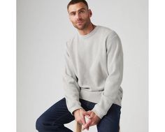 Sometimes all you want is warmth, no frills. With soft thermal fabric and a relaxed cut, this Long-Sleeve Relaxed Thermal T-Shirt keeps you toasty and comfortable. A warm thermal tee Cut with a relaxed fit Cozy Waffle Knit Sweatshirt With Relaxed Fit, Levi's Relaxed Fit Winter Tops, Casual Snug Top With Ribbed Cuffs, Casual Waffle Knit Sweatshirt With Relaxed Fit, Casual Snug Top With Soft Texture, Snug Casual Top With Soft Texture, Thermal Fabric, White Levis, No Frills