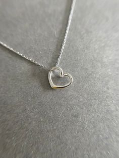 Silver Tiny Mini Open Heart Love Necklace - Sterling Silver [NS1020] Color : Silver Material : Sterling Silver Heart Size : 12mm * 10mm Chain Length : 16 inches / 18 inches / 20 inches * Metal components are Sterling Silver. * Suitable for delicate and sensitive skin. * Comes in a jewelry box. If you need extra boxes for gifting....just let us know! Everyday Heart Necklace For Valentine's Day, Valentine's Day Round Heart Necklace, Simple Open Heart Necklace For Valentine's Day, Simple Open Heart Necklace For Anniversary, Everyday White Gold Open Heart Necklace, Copper Wire Crafts, Open Heart Necklace, Triangle Earrings Stud, Triangle Studs