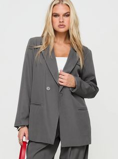 Assume Blazer Grey Blazer Mini Dress, Fleece Dress, Sweatshirt Set, Outerwear Outfit, Loungewear Sets, Knit Sweatshirt, Casual Tank Tops, Curve Dresses, Tops Fall