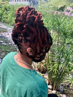 Dred Locks, Dreadlocks Hairstyle, 2 Strand Twist, Red Locs, Loc Bun, Lock Styles, Loc Updo, Dread Styles