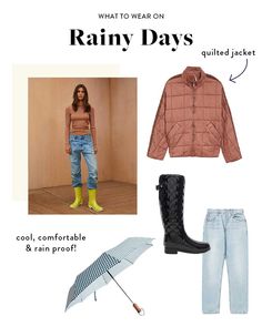 Rainy Day Outfits Rainy Lake Day Outfit, Rainy Outfit Ideas, Lake Day Outfit, Outfits For Rainy Days, Trendy Hairdos, Rainy Outfit, Rainy Day Outfit Aesthetic, Rainy Day Outfit For School