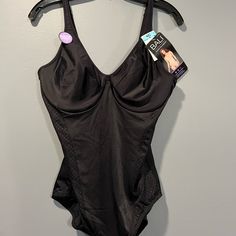 Bali Passion For Comfort Firm-Control Minimizer Body Shaper, 40c. Fitted Black Underwire Camisole, Black Underwire Camisole With Lined Body, Lined Body Shapewear For Daywear, Fitted Black Camisole For Daywear, Black Fitted Camisole For Daywear, Bali Bras, Black Hook, Minimiser Bra, Nude Bra