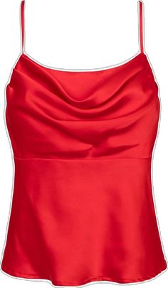 Cowl Neck Cami, Tops And Blouses, Everyday Chic, Red Satin, Valencia, Cowl Neck, Formal Event, Ready To Wear, Sense