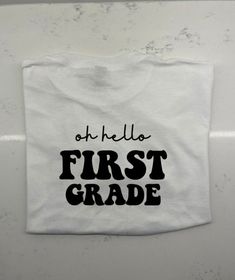 Back to school shirts for kids Casual White T-shirt For School Events, Casual White Tops For School Events, White Casual Tops For School Events, White School Spirit T-shirt, Preppy Cotton T-shirt With Letter Print, Casual T-shirt With Name Print For School Events, Casual Black Tops For School Events, White Cotton Shirt For School Events, Black Casual Tops For School Events