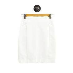 Pockets. Condition: Nwt. Measurements: 12'' Waist, 16'' Hips, 19'' Length. Fabric: 62% Cotton/ 33% Polyester/ 5% Elastane. Lining: 100% Polyester. Size 2. Ret. $24.95- White Relaxed Fit Midi Pencil Skirt, White Lined Mini Skirt For Office, Classic Summer Mini Skirt For Workwear, Classic Summer Mini Skirt For Work, White Pencil Skirt With Pockets, Classic White Office Skirt, White Lined Midi Pencil Skirt, Classic Summer Office Mini Skirt, High Waist White Mini Skirt For Work