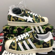 Adidas X Bape Superstar Abc Green Camo Size: 4.5, Men’s 6, Women’s Condition: Deadstock, Brand New In Box Ape Shall Never Kill Ape Other Sizes Available 5 & 8.5 Bape Out The Whole Family! For More Content Follow Me On Ig @Necessary_hype Ships Faster Than Stockx & Goat 100% Authentic Taking Serious Offers No Lowballs Open To Trades Of Comparable Bape Shoes Stadium Goods, Bape Shoes Camo Pink, Cow Print Adidas Shoes, Bapesta Star Shoes, Bapstar Shoe, Bapesta Shoes Stadium Goods, Bape Star Shoes Yellow, Bape Star Shoes Cheap, Bape Shoes Kirby