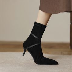 ... Black Mid-calf Heeled Boots For Formal Occasions, Winter Boots With Padded Ankle And Low Heel, Chic Low Heel Winter Heels, Trendy Low Heel Winter Heels, Trendy Low Heel Heels For Winter, Winter High Ankle Heels Medium Width, Winter High Ankle Heels, Medium Width, Elegant Black Mid-calf Heeled Boots, Elegant Black Mid-calf Boots