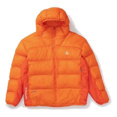 Nike ACG Therma-Fit ADV Lunar Lake Puffer Jacket 'Safety Orange' DH3071-819 Functional Orange Long Sleeve Outerwear, Nike Long Sleeve Sport Coat For Outdoor, Nike Long Sleeve Outerwear For Outdoor Activities, Nike Functional Long Sleeve Outerwear, Nike Outerwear With Pockets For Outdoor Activities, Nike Long Sleeve Puffer Jacket For Outdoor, Nike Puffer Jacket With Pockets, Nike Acg, Fashion Performance