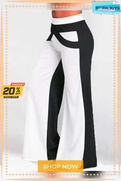 Casual Striped Sports Pants Summer Sports Trousers, Casual Stretch Pants With Contrast Color, White Wide Leg Yoga Pants For Spring, White Wide-leg Yoga Pants, Black Bottoms With Contrast Color, Spring Black Pants With Contrast Color, Spring Sports Straight Bottoms, Spring Sports Straight Pants, Spring Sports Trousers