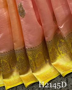 Product Detail: Design Details: Banarasi Semi Georgette saree With Blouse Piece.  Size & Fit: Length: 5.5 meters plus 0.8 Meter blouse piece Width: 1.06 meters (approx) Saree Weight : 0.650 gms Material and care: Saree Type : Banarasi Saree Fabric: Semi Georgette Blouse Fabric: Semi Georgette Blouse Type: (Without Stitch and Stitch) Dry-clean first time there after machine wash or hand wash. Shipping:- We ship goods worldwide within 1 to 3 business days of order confirmation and delivery time is 6 to 8 days. In case of sewing the blouse, you will have to wait 3 more working days. Occasion: Party Wear, Formal Wear, Festival Wear , Marrige Function Wear, Casual Wear, Regular Use.  Note: Disclaimer : The color of actual product may vary slightly from the images provided due to photographic li Pink Banarasi Silk Pre-draped Saree, Pink Chanderi Saree For Wedding, Pink Tissue Silk Pre-draped Saree With Self Design, Wedding Chanderi Blouse Piece With Border, Tissue Silk Traditional Wear With Border For Eid, Pink Tissue Silk Saree For Eid, Pink Art Silk Traditional Wear With Border, Pink Self-design Saree For Eid, Pink Zari Weaving Dola Silk Saree