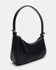 The Smith, Shoulder Bag Black, Asymmetrical Design, Zipper Pocket, Fashion Inspo, Ootd, Pouch, Shoulder Bag, Zipper