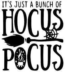 it's just a bunch of hocus pocus halloween svg cut file