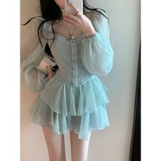 Vendor: Egirldoll Type: Price: 69.99 Blue/White Kawaii Kfashion High Waist Dress ON99   Size info: unit(cm) 1877737346 Kawaii Puff Sleeve Party Dresses, Fitted Ruffle Mini Dress Kawaii Style, Kawaii Fitted Ruffle Mini Dress, Kawaii Fitted Mini Dress With Ruffles, White Long Sleeve Kawaii Dress, Fitted Blue Kawaii Dress, Kawaii Mini Length Summer Dress, Kawaii Mini Dress For Summer, Kawaii Mini Dress With Ruffles