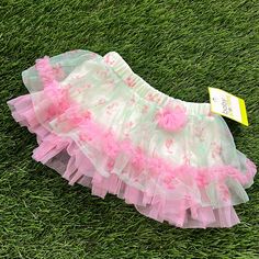 Size 6 Months Nwt Spring Fairy Kei Party Skirt, Baby Skirt With Bloomers Pattern, Pink Fairy Kei Tiered Skirt, Pink Harajuku Skirt With Ruffles, Pink Fairy Kei Mini Skirt, Kids Bottoms, 6 Months, Baby Kids, Size 6