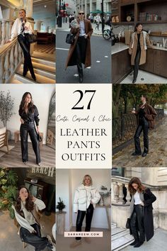 Looking for fresh ways to style leather pants? From cozy and casual to chic and elegant, these leather pants outfit ideas are perfect for every occasion! Discover how to create cute, classy, and effortlessly stylish looks with this versatile wardrobe staple. Whether you’re going out, dressing up for date night, or keeping it laid-back, these outfits will inspire you to rock leather pants with confidence. #LeatherPants #OutfitInspo #StyleTips #CasualChic #NightOutLooks #WardrobeEssentials