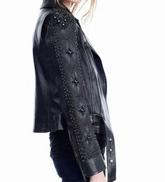 Handmade Jacket, Slipon Shoes, Studded Jacket, Leather Jacket Style, Style Rock, Rock Punk, Ykk Zipper, Formal Shoes, Handmade Shoes