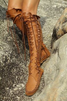 Autumn and Winter flat boots over knee high boots large size boots – bydudecom Over Knee High Boots, Winter Flats, Cosplay Boots, Moccasin Boots, Lace Up Flats, Martin Boots, Long Boots, Flat Boots, Thick Heels