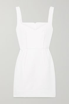 EXCLUSIVE AT NET-A-PORTER.COM. Every piece designed by Emilia Wickstead is definitely fit for royalty - her styles have been spotted on the Duchess of Cambridge. Part of the label's bridal capsule, this mini dress is made from ivory cloqué and detailed with pintucked seams to contour your figure. It's the perfect choice for your wedding reception, after party or even dinner on the honeymoon.  Shown here with: [Edie Parker Clutch id897629], [Sophia Webster Sandals id1058754], [Leigh Miller Neckla Rime Arodaky, Tulle Mini Dress, Designer Maxi Dress, Emilia Wickstead, Chiffon Mini Dress, Edie Parker, Embroidered Tulle, Grad Dresses, Sophia Webster