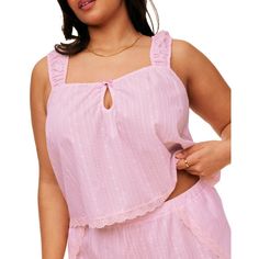 The Christabel Cami & Short Set features an eyelet print in a pretty hue. This PJs and sleepwear set is perfect for lazy mornings and romantic nights in. Romantic Nights, Satin Nightwear, Satin Pyjama Set, Adore Me, Sleepwear Sets, Satin Pajamas, Loungewear Shorts, Collar Top, Knit Shorts