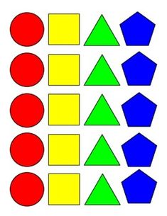 an image of different shapes and colors